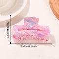 Swirled Watercolor Hair Claw Clip - C1