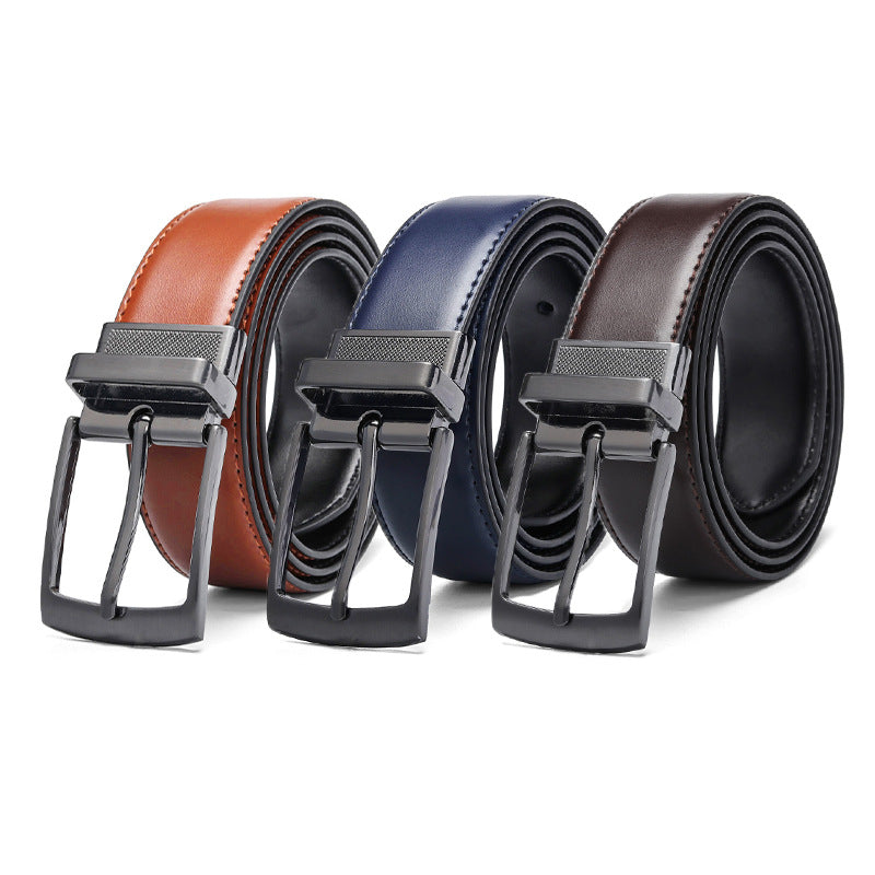 Reversible Business Leather Dress Belt