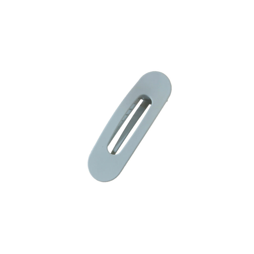 Slim Matte Oval Snap Hair Clip Set - view 1