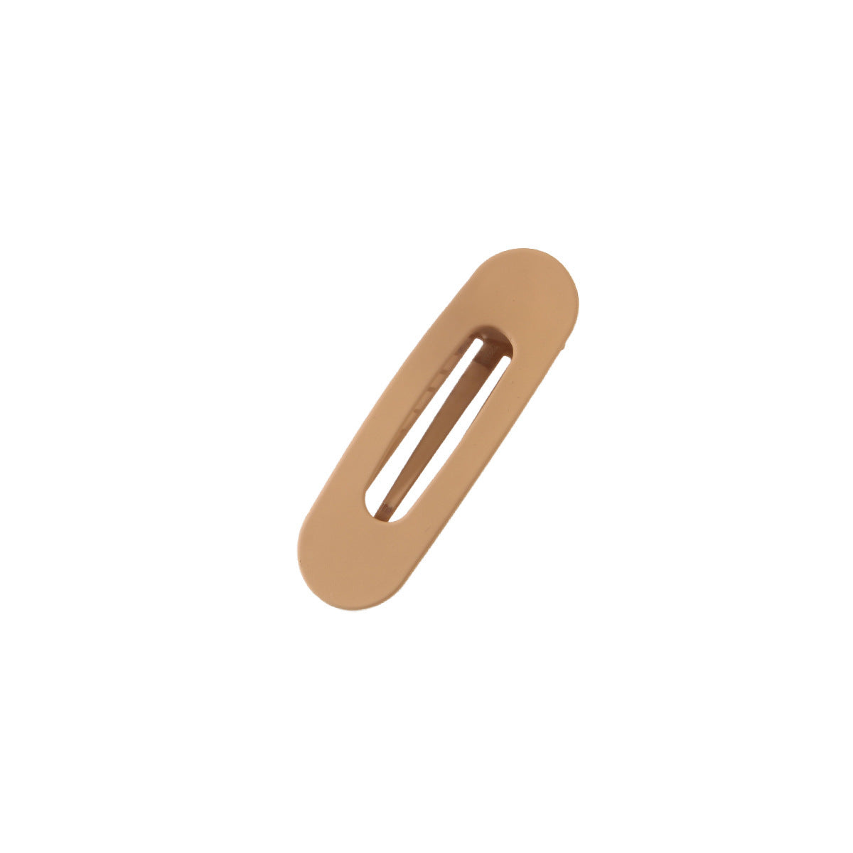 Slim Matte Oval Snap Hair Clip Set - view 10