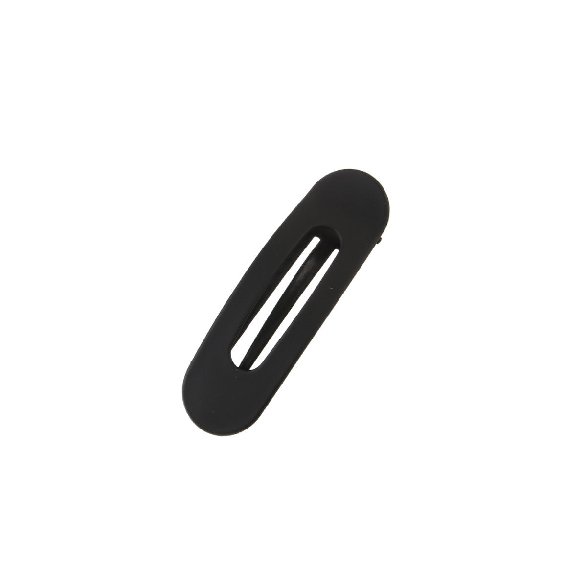 Slim Matte Oval Snap Hair Clip Set - view 5