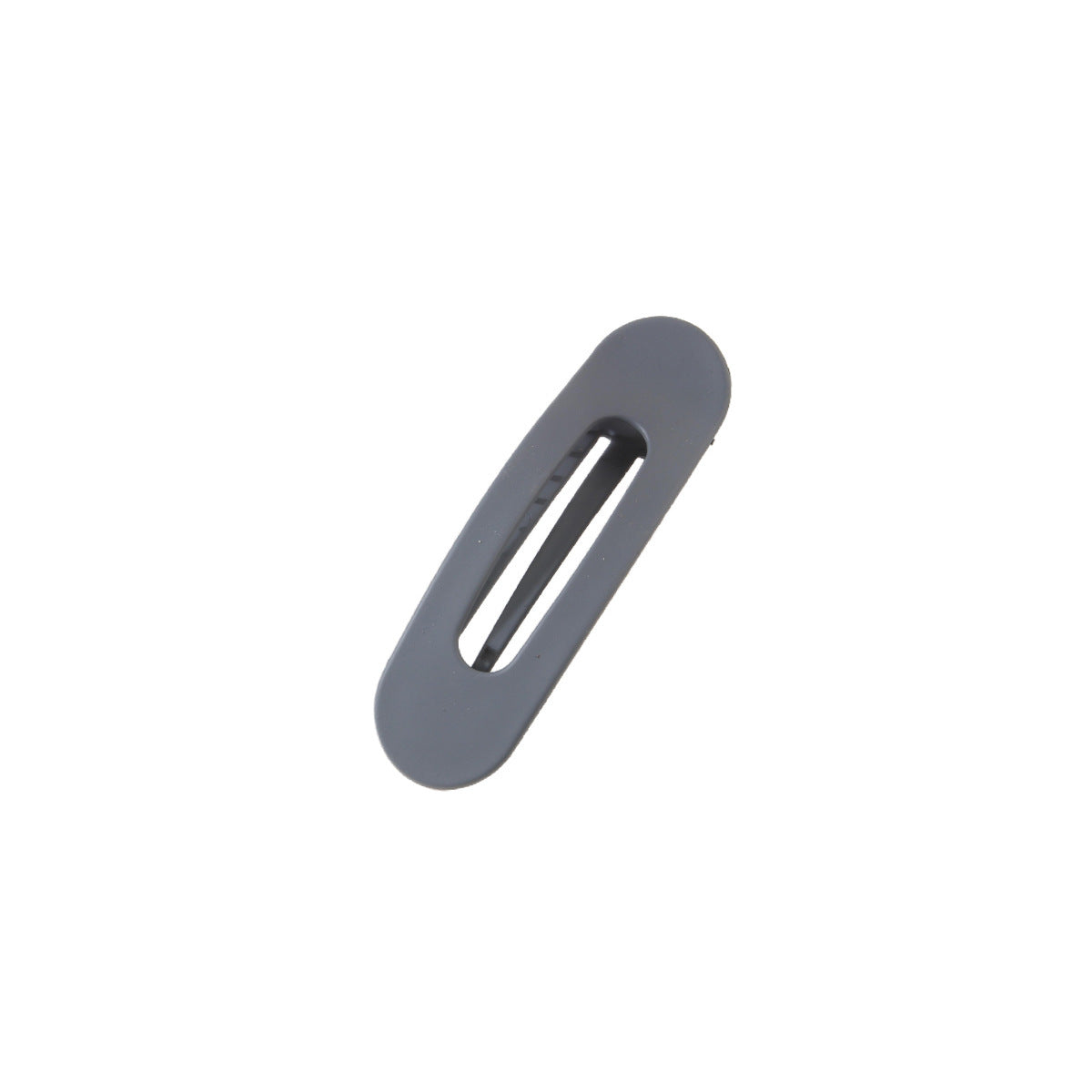 Slim Matte Oval Snap Hair Clip Set - view 6