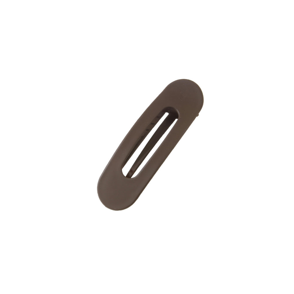 Slim Matte Oval Snap Hair Clip Set - view 7