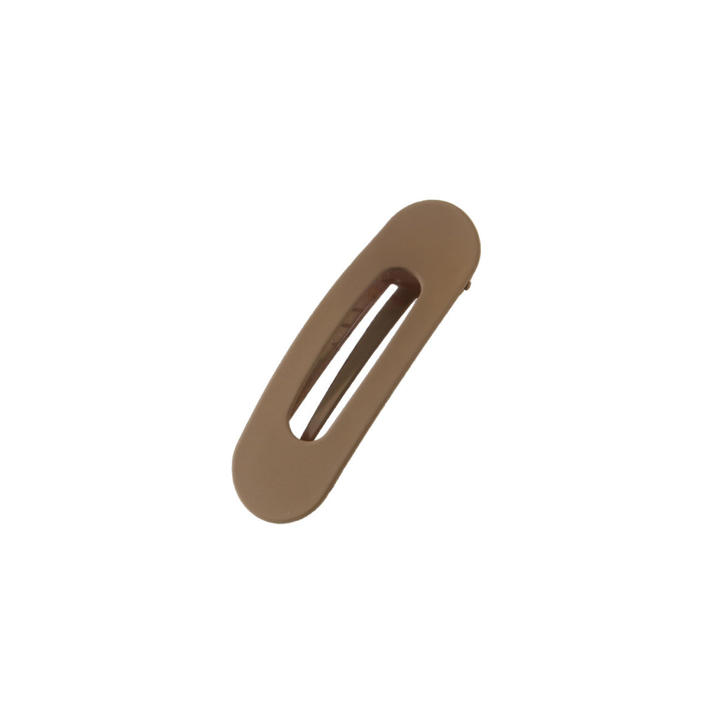 Slim Matte Oval Snap Hair Clip Set - view 9