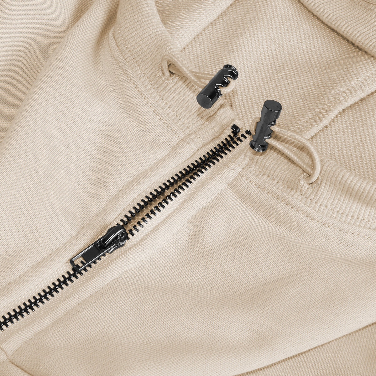 Half Zip Funnel Neck Cropped Hoodie - view 3