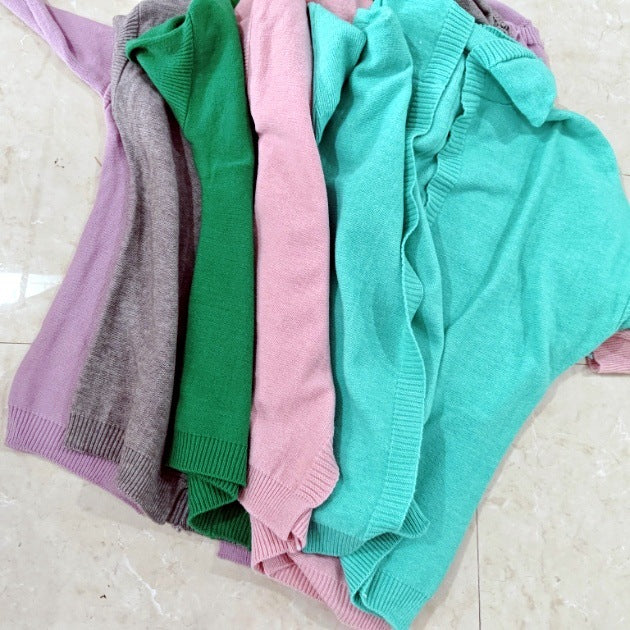 Exposed Seam Hooded Longline Knit Cardigan - view 1