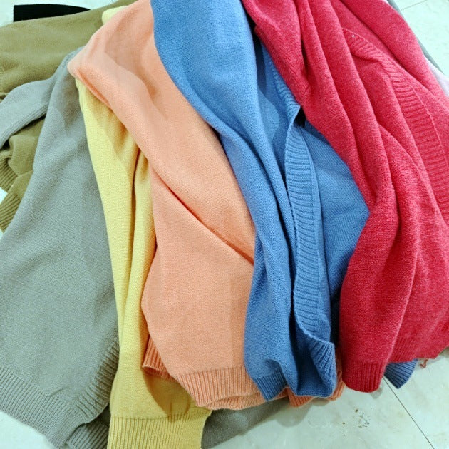 Exposed Seam Hooded Longline Knit Cardigan - view 2