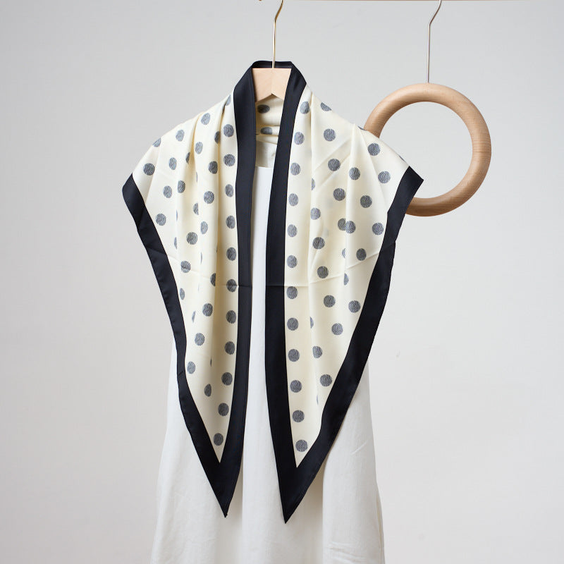Printed Bandana Style Triangle Neck Scarf - A51