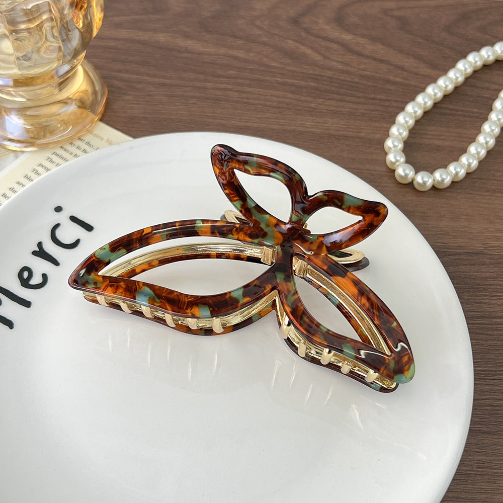 Openwork Butterfly Acetate Claw Clip - Color_2