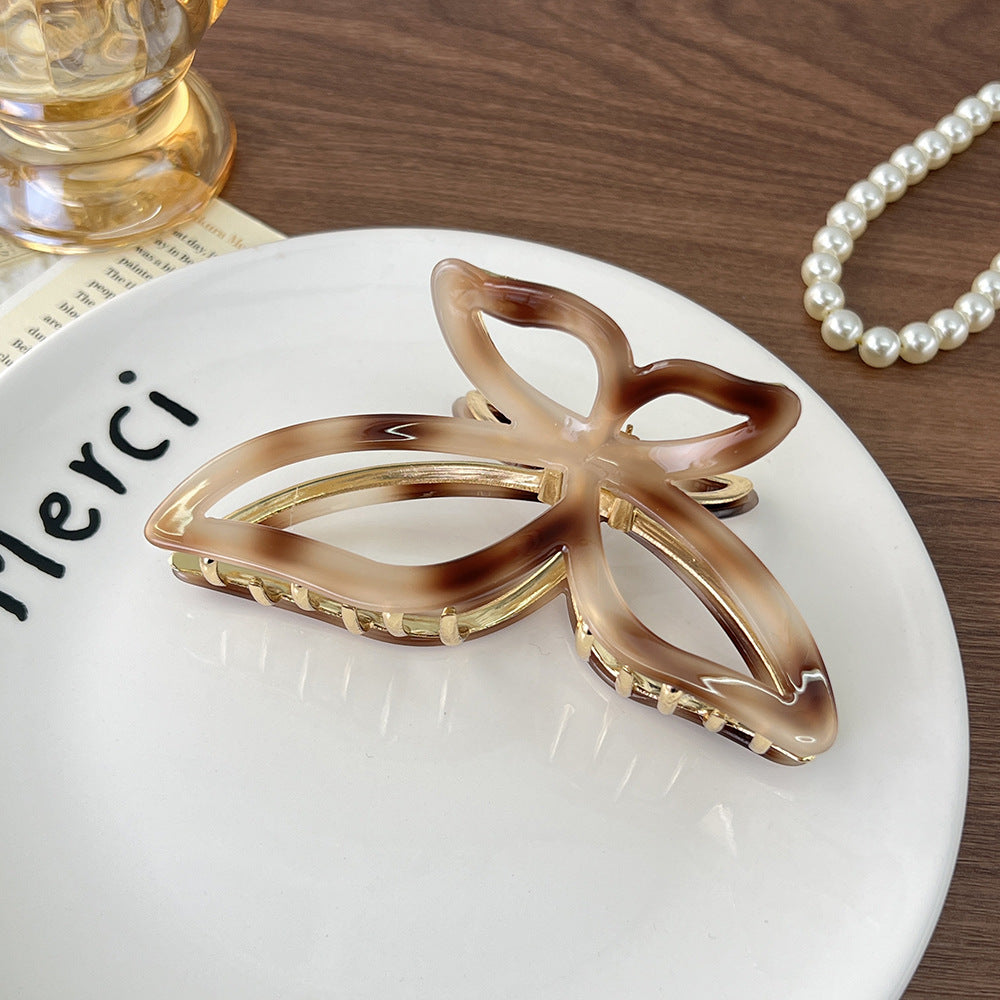 Openwork Butterfly Acetate Claw Clip - Color_5