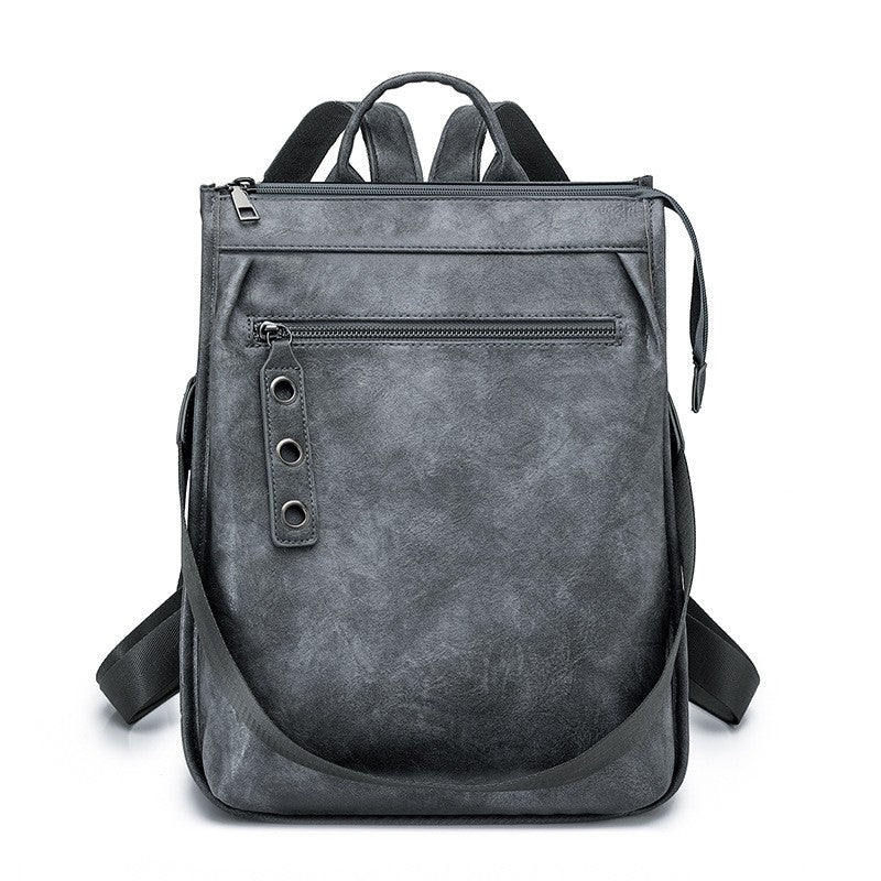 Minimalist Vegan Leather Backpack Purse