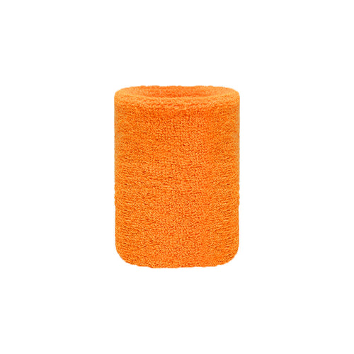 Absorbent Terry Wristband for Gym and Tennis - Orange