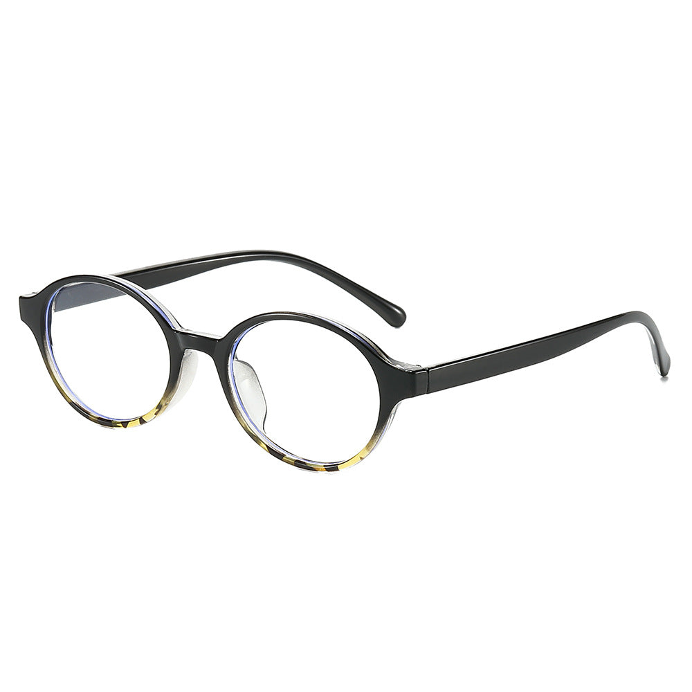 Retro Round Acetate Frame Eyeglasses - Decor