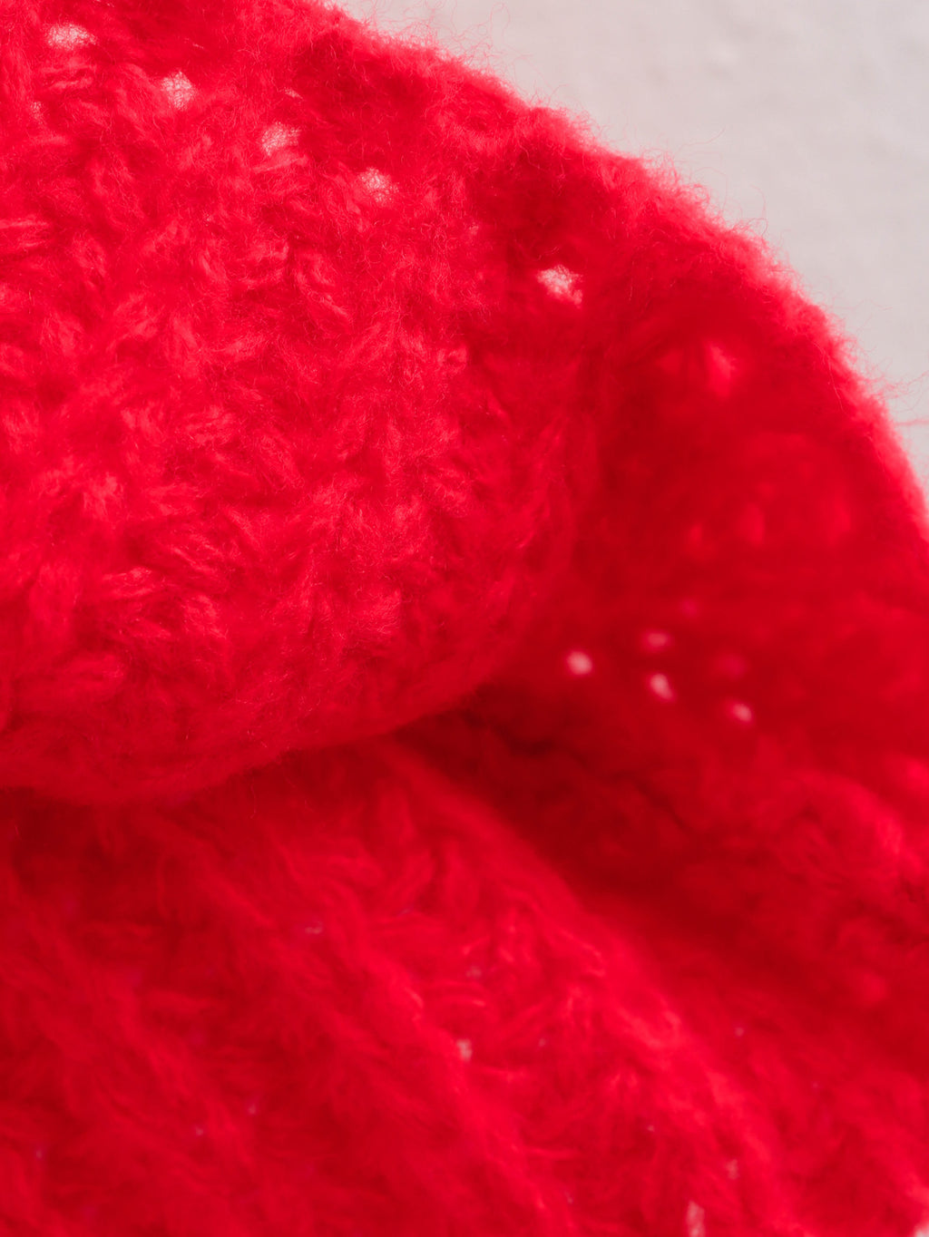 Chunky Ribbed Button Front Cardigan - Red - 10