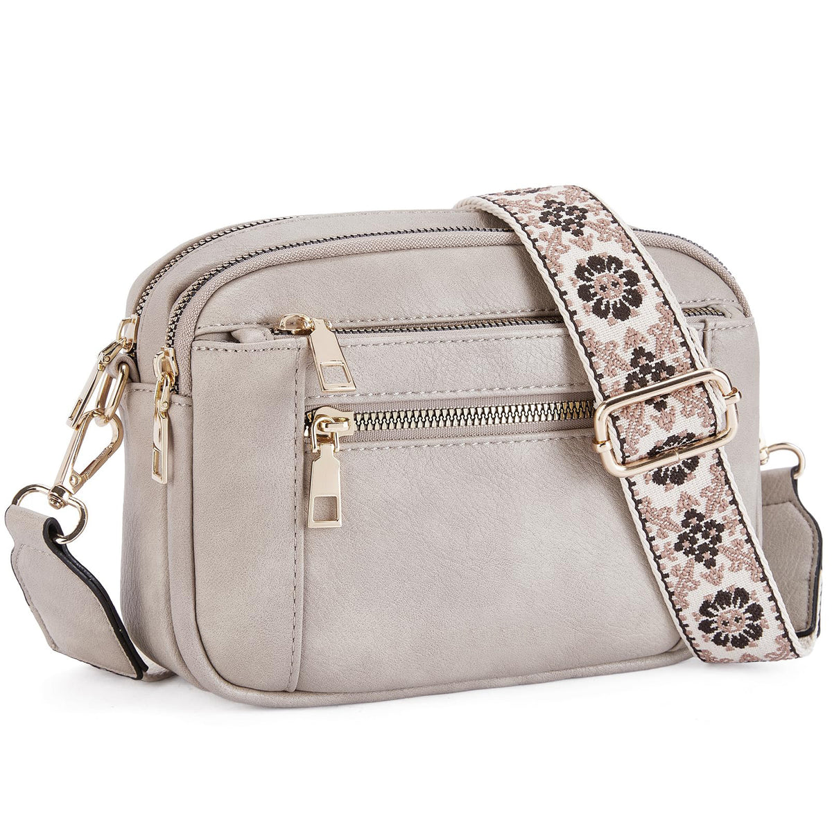 Colorblock Camera Crossbody Bag Guitar Strap - Color_05