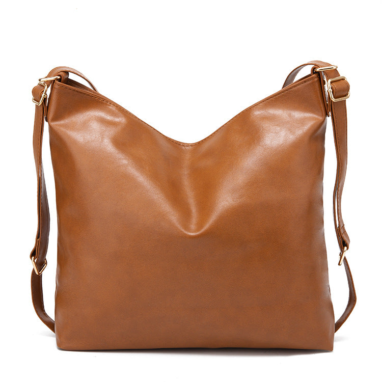 Convertible Hobo Shoulder Bag Backpack - brown - 7