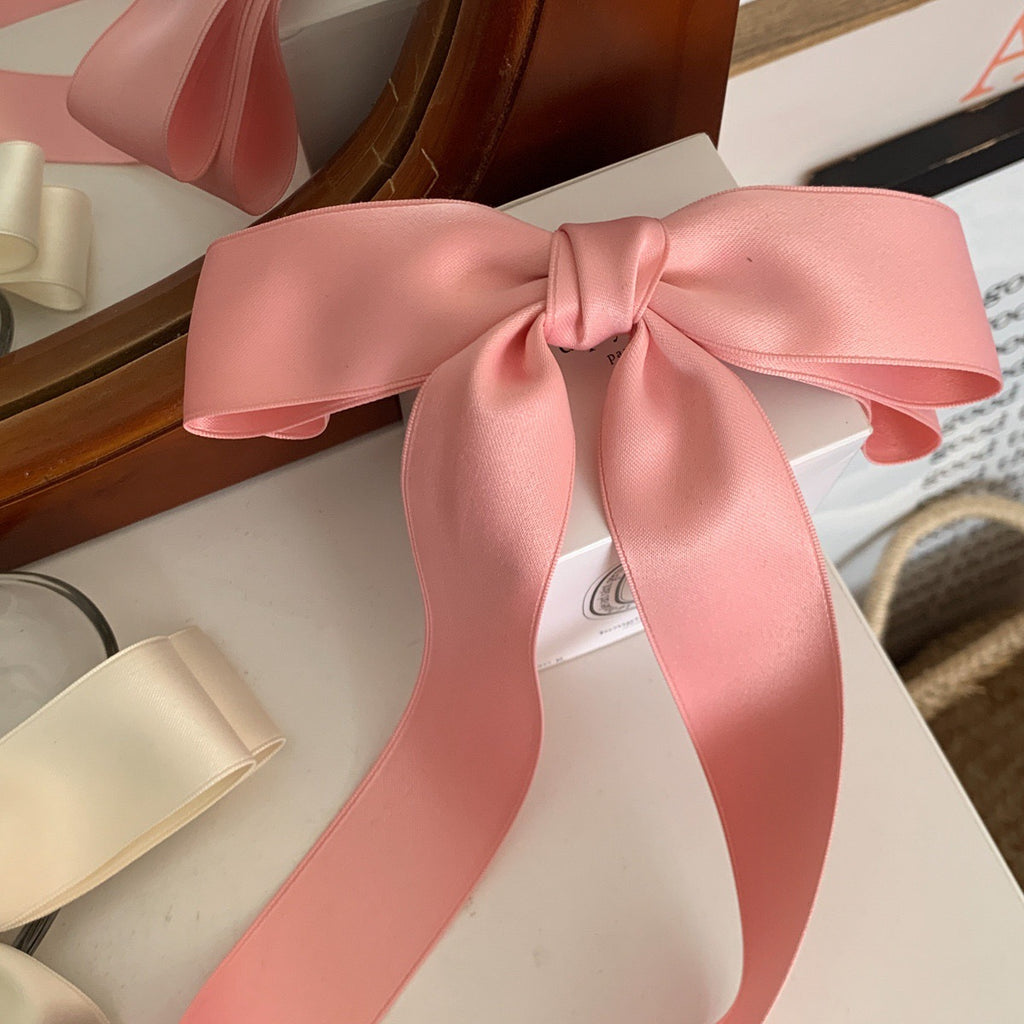 Ultra Long Streamer Bow Hair Clip - view 6