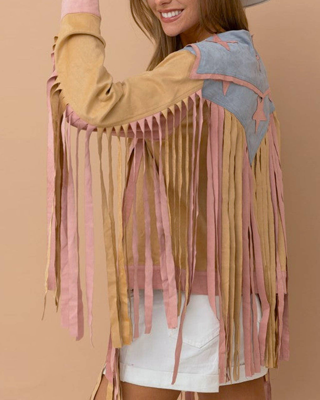 Fringed Star Yoke Western Jacket