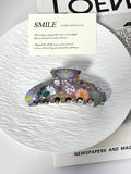 Retro Daisy Garden Hair Claw Clip - Floral