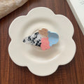 Triple Scoop Ice Cream Hair Claw Clip - Black