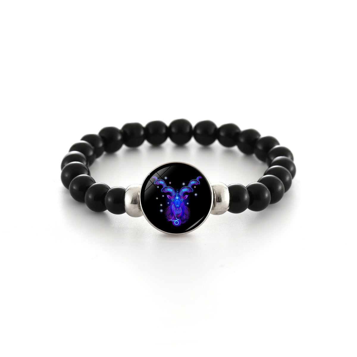 Zodiac Constellation Beaded Stretch Bracelet - Capricorn