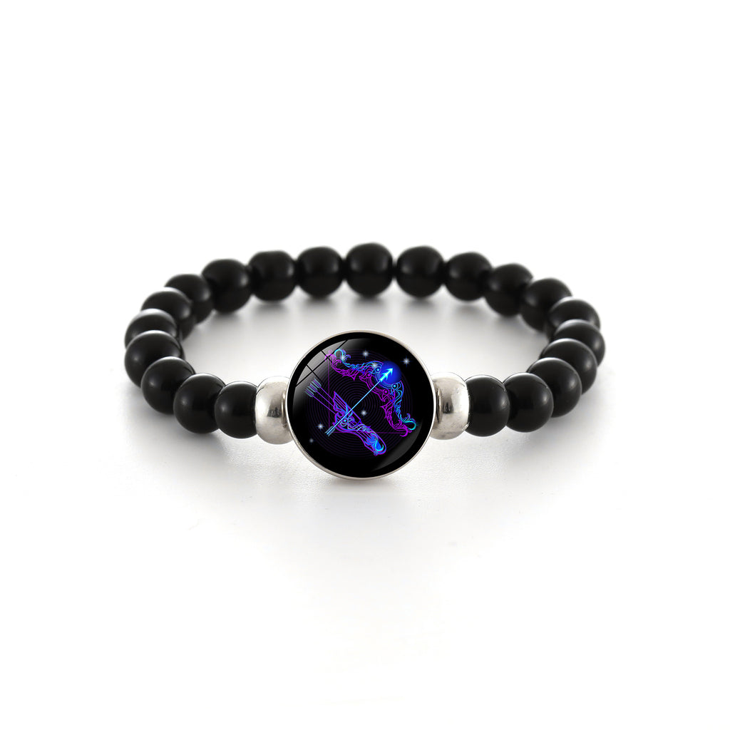 Zodiac Constellation Beaded Stretch Bracelet - Sagittarius