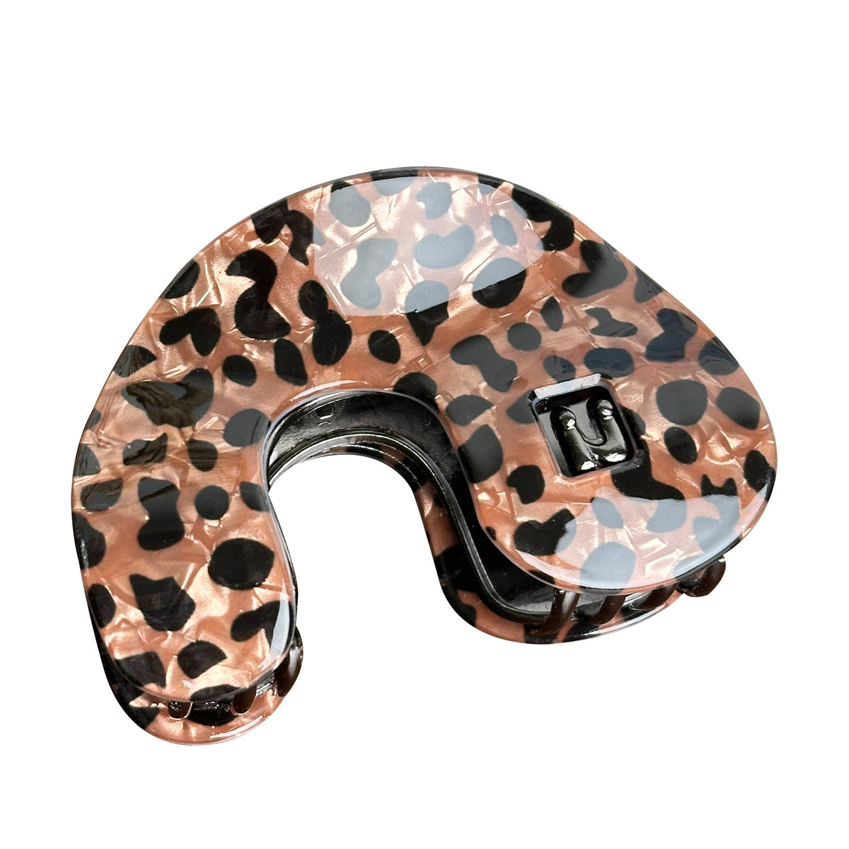 Leopard Print Hair Claw Clip