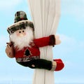 Christmas Curtain Tieback Plush Character Decoration - Santa