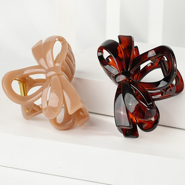 Layered Double Bow Hair Claw Clip - view 6
