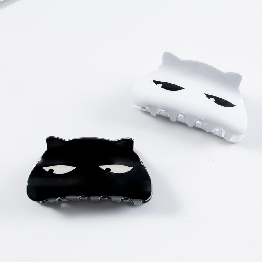 Minimalist Cat Face Claw Clip
