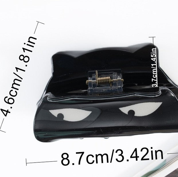 Minimalist Cat Face Claw Clip - view 1