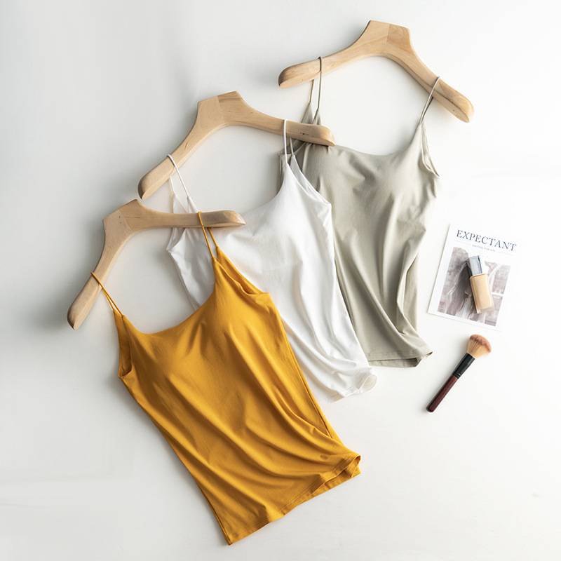 Silky Built In Bra Camisole Tank - view 2