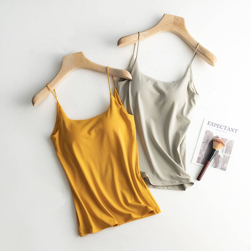Silky Built In Bra Camisole Tank - view 4