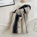 Fuzzy Plush Large Capacity Shoulder Tote - Color_1