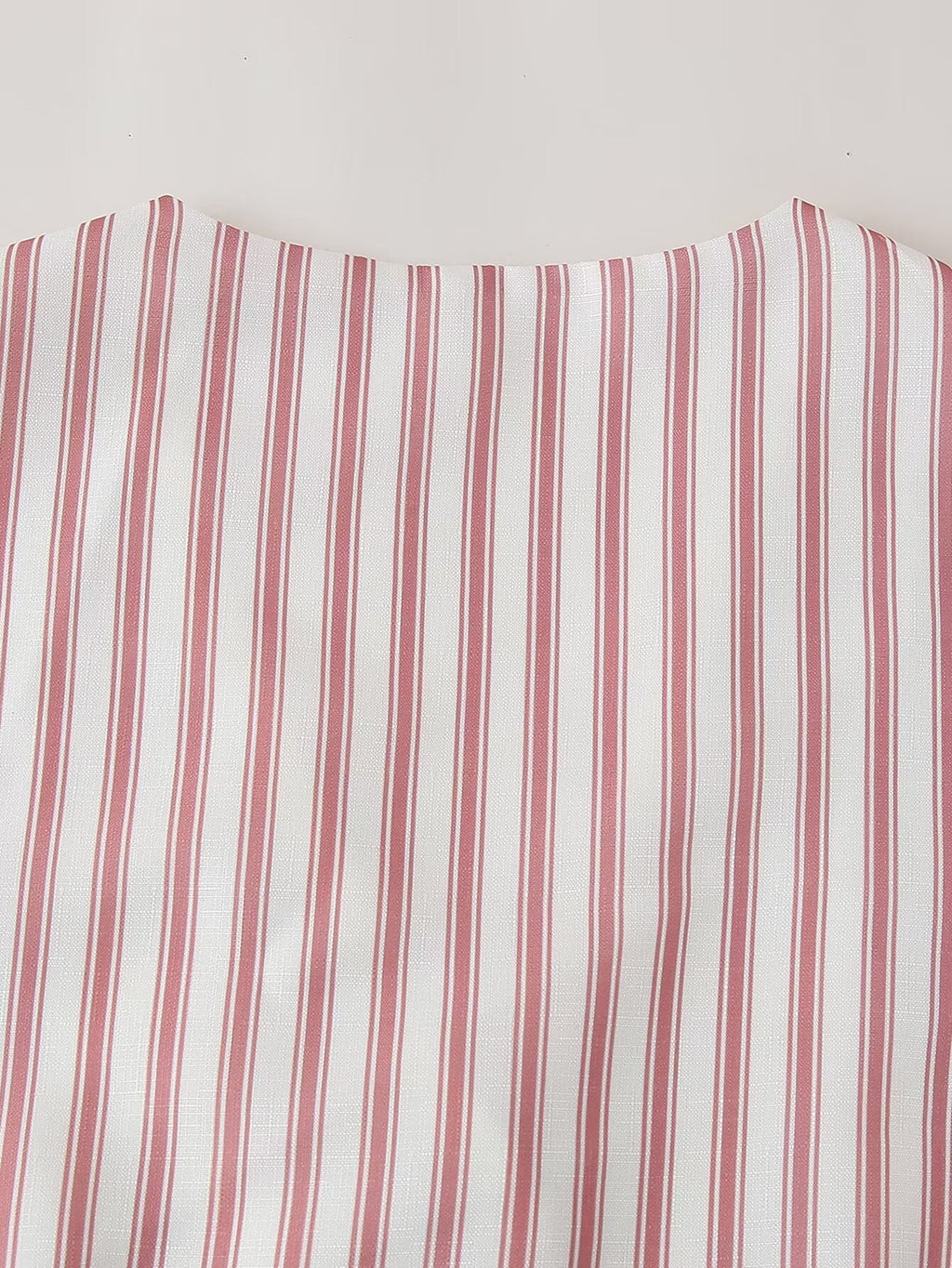 Folk Embroidered Striped Back Vest - Red - 10