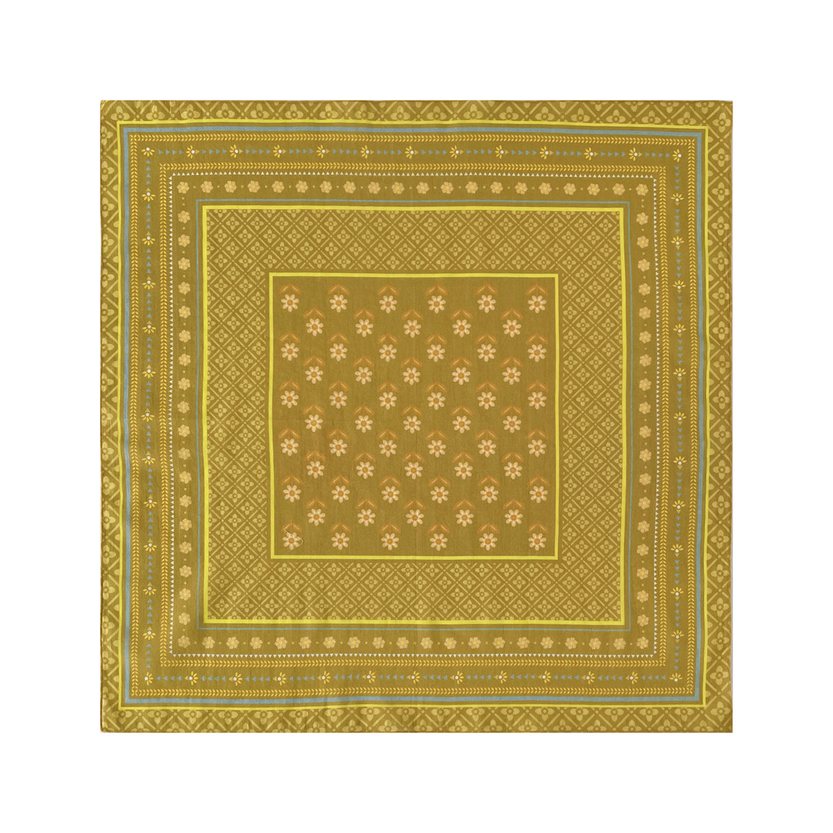 Summer Ocean And Blossom Print Bandana - NO-1