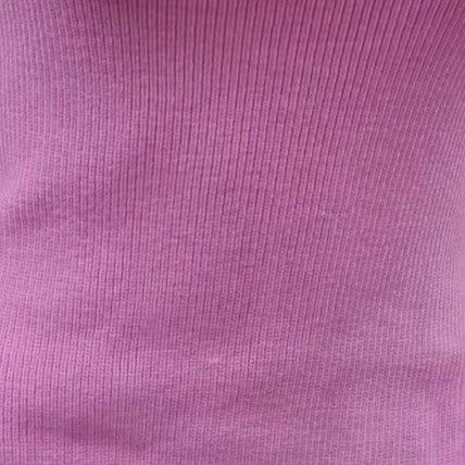 Ribbed Fitted Top With Sweetheart Neckline - Pink