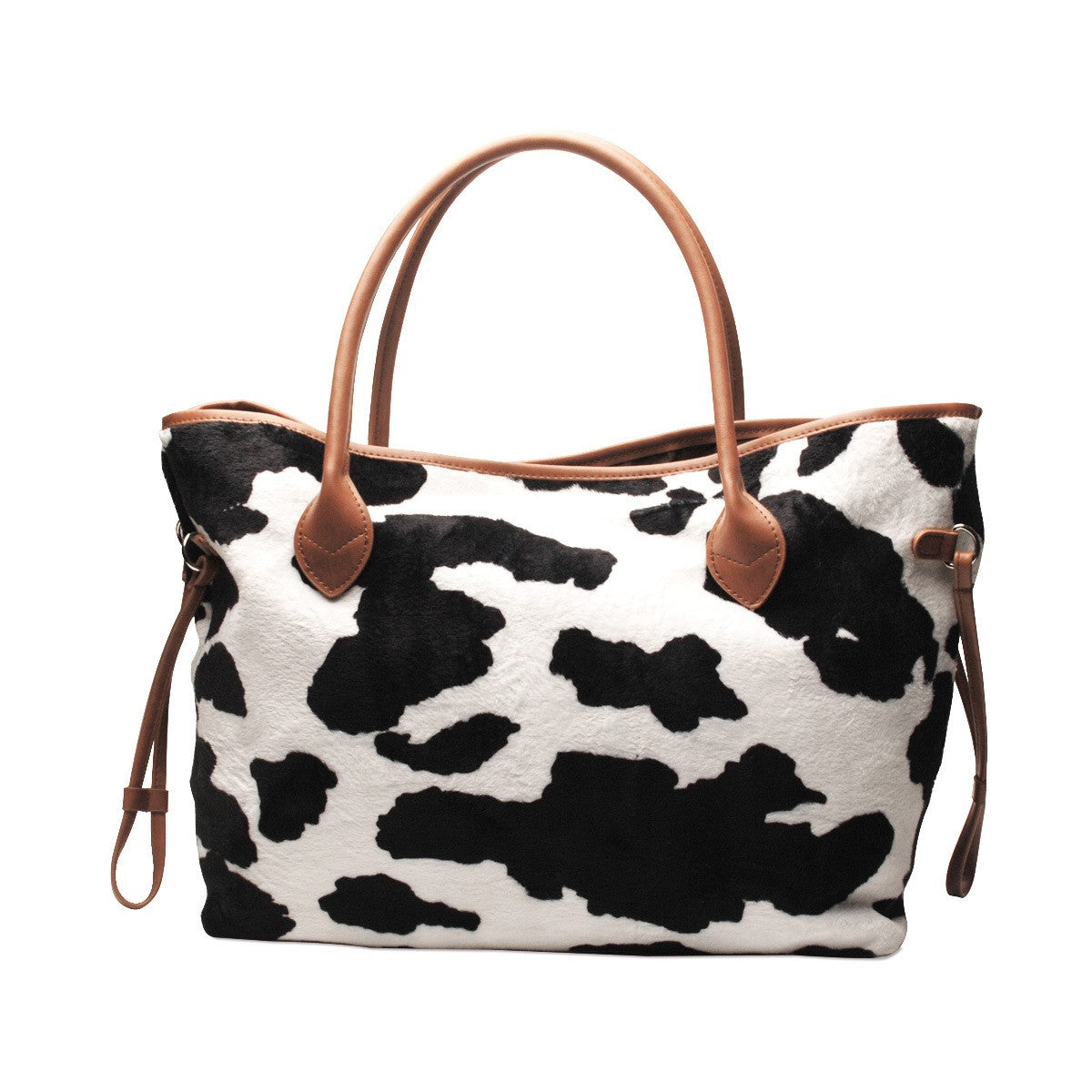 Western Animal Print Plush Weekender Tote Bag