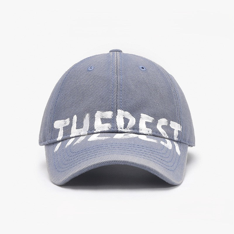 Graffiti Letter Washed Baseball Cap