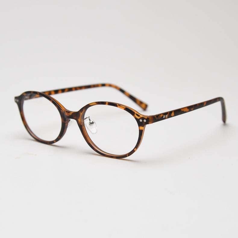 Slim Oval Acetate Eyeglass Frames - Matte_D