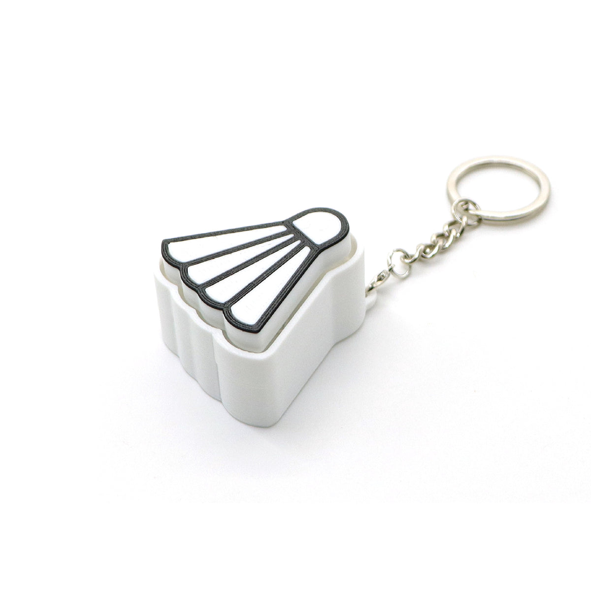 Athletic Ball Pendant Charm for Bags and Keys - Badminton