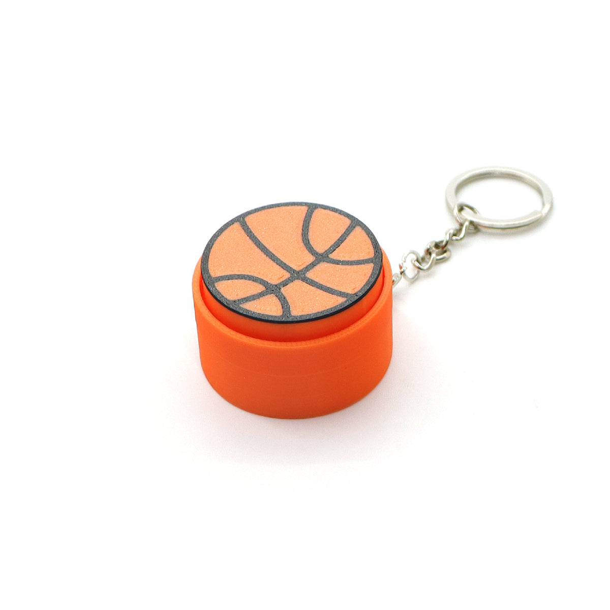 Athletic Ball Pendant Charm for Bags and Keys - Basketball
