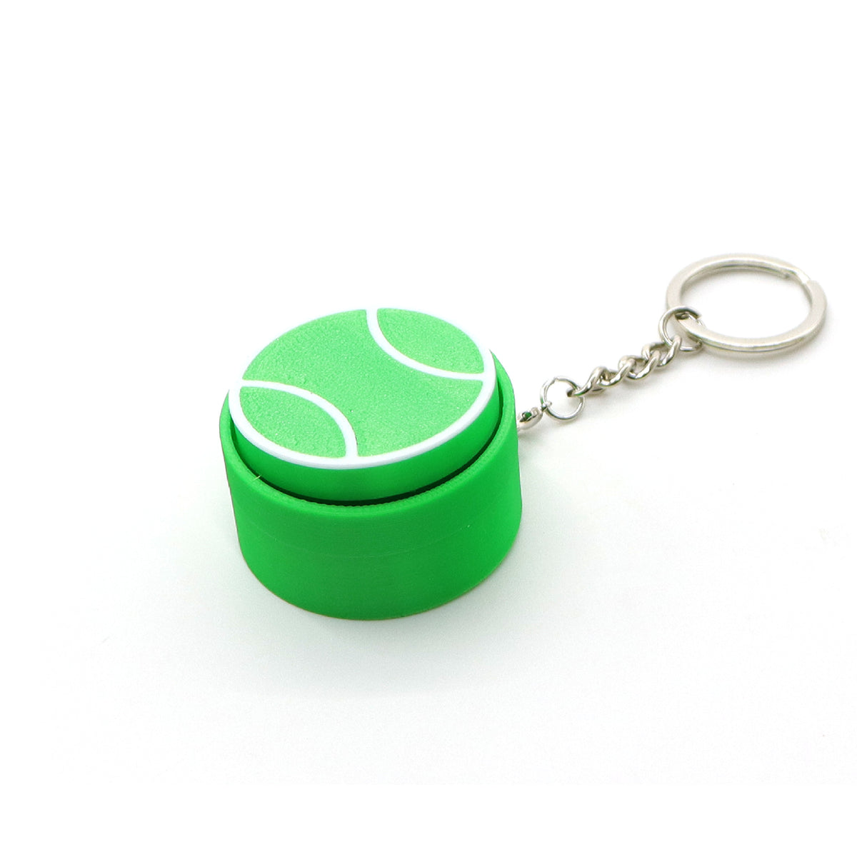 Athletic Ball Pendant Charm for Bags and Keys - Tennis