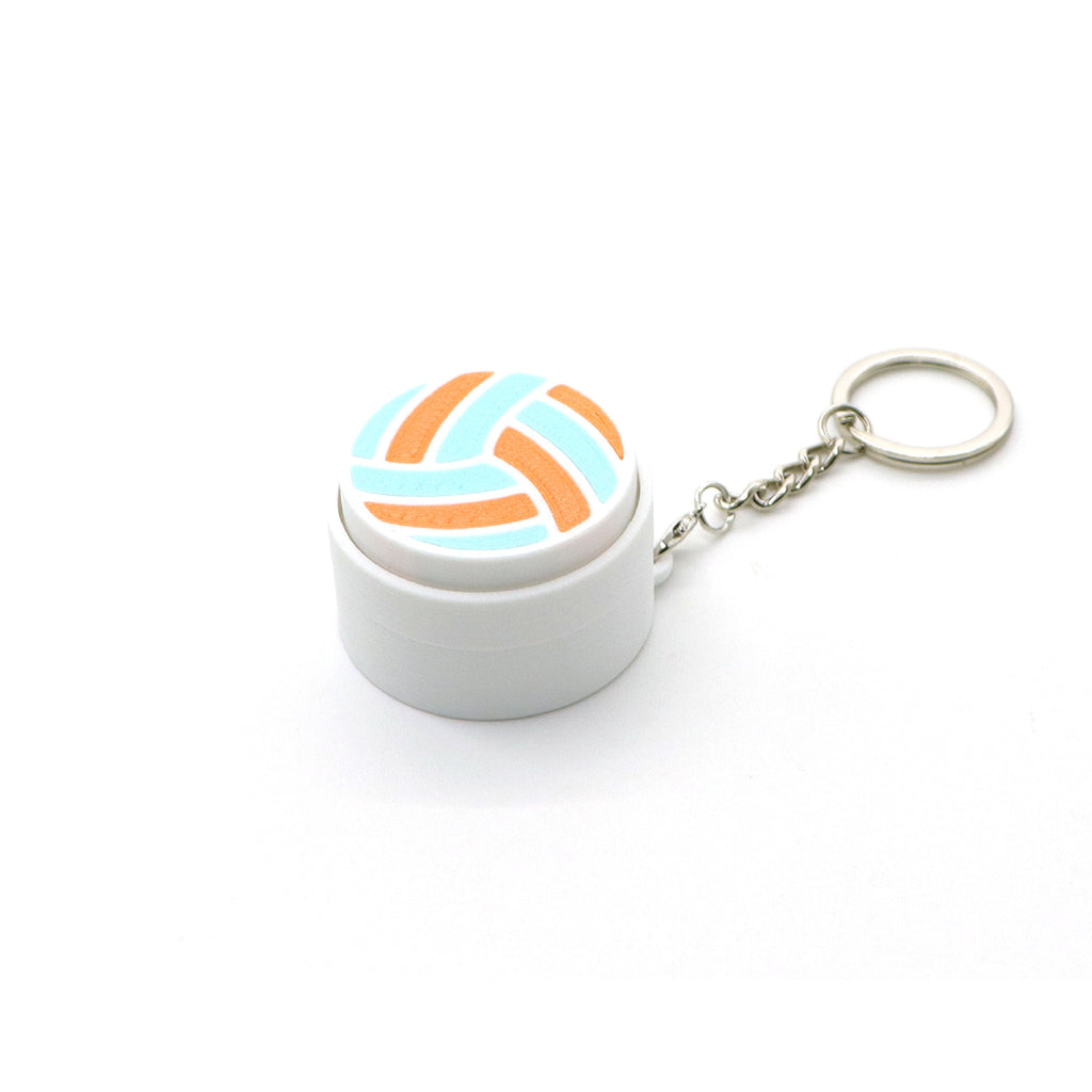 Athletic Ball Pendant Charm for Bags and Keys - Volleyball