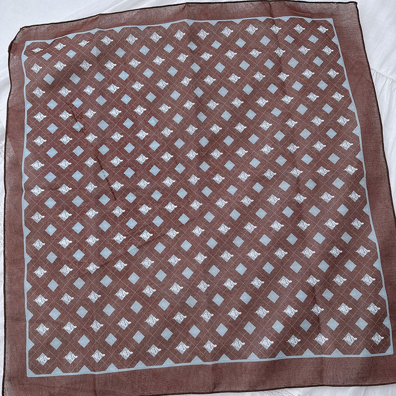 Boho Paisley Print Bandana Neck Scarf - view 4