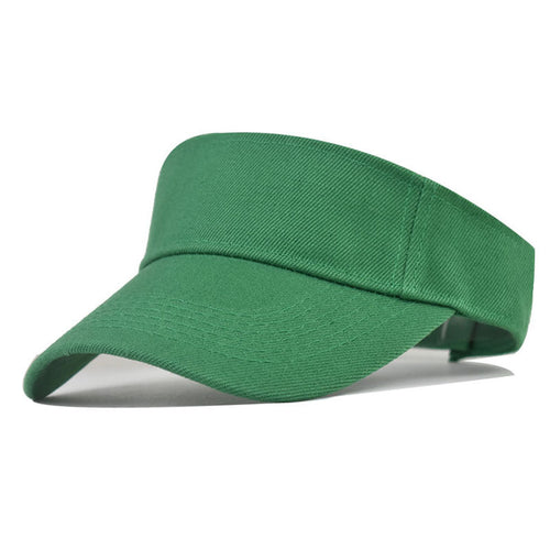 Adjustable Open Top Sun Visor Cap - Green