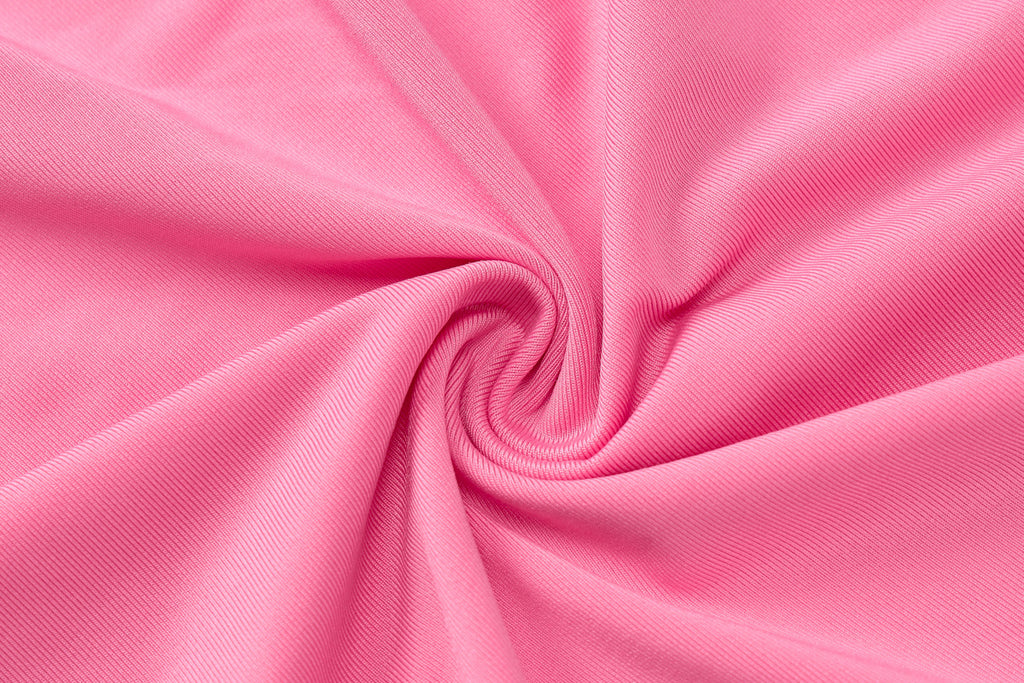 Ruched Bandeau Fishtail Maxi Dress - Pink - 12