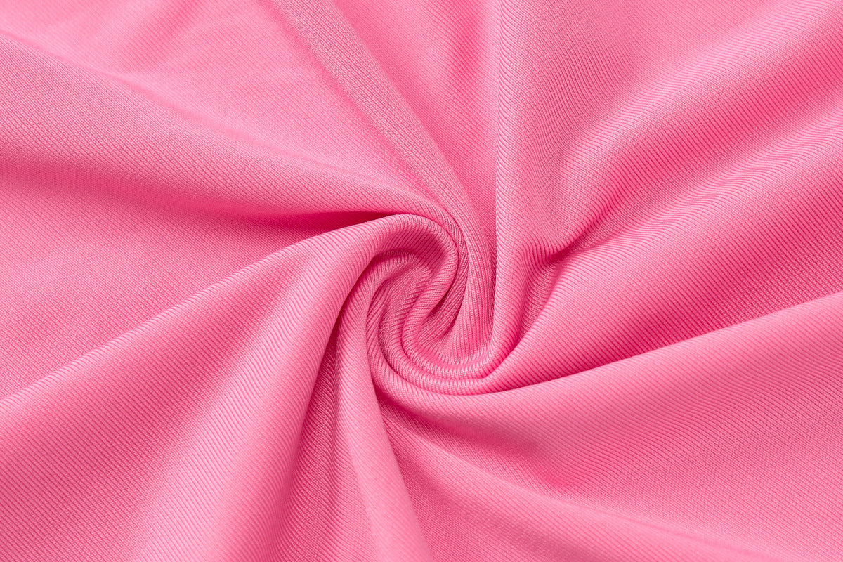 Ruched Bandeau Fishtail Maxi Dress - Pink - 12