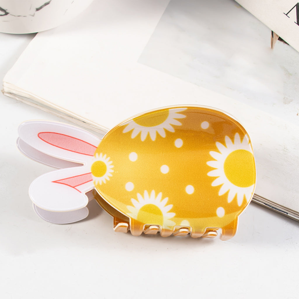 Bunny Ear Easter Egg Hair Claw Clip - Color_1