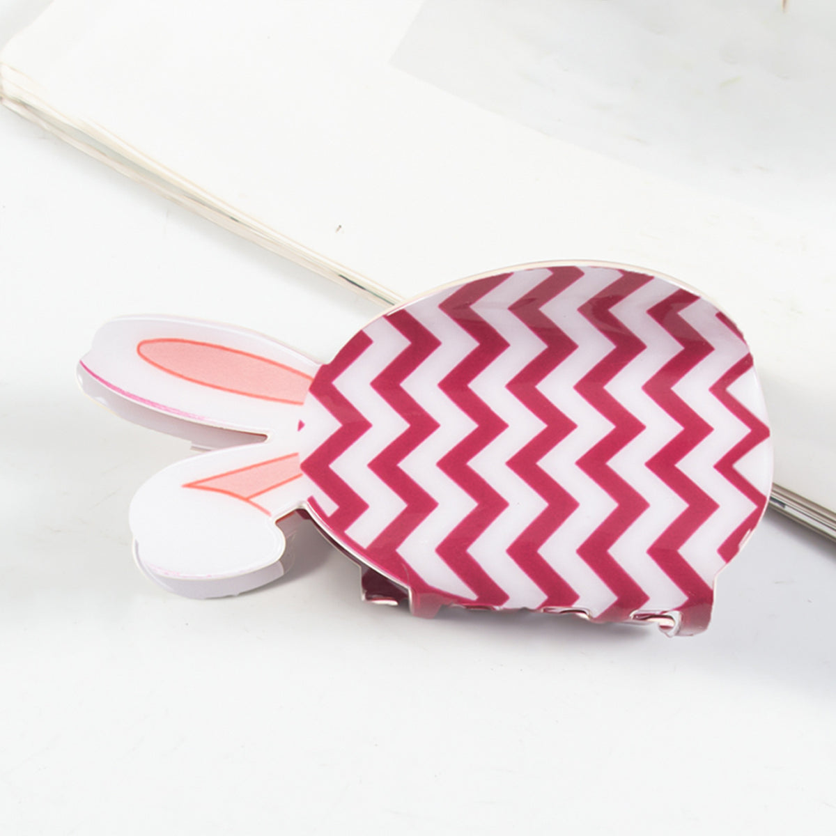 Bunny Ear Easter Egg Hair Claw Clip - Color_3
